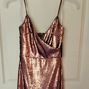 Lulu's sequin monitor dress